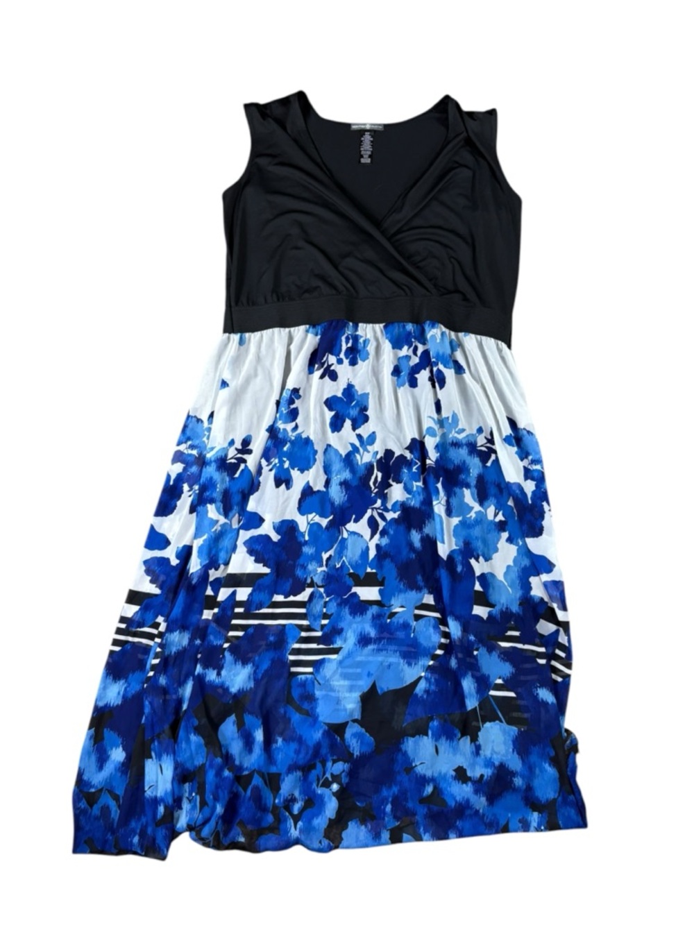 Signature Collection sleeveless floral dress 3X